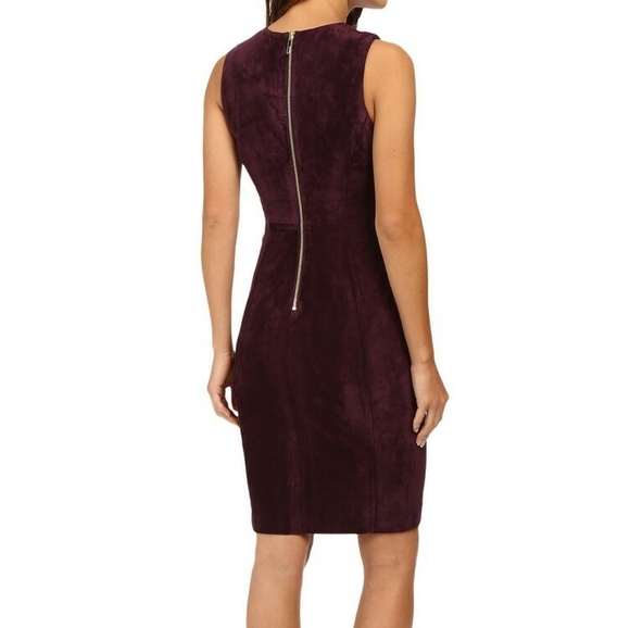 NWT Calvin Klein Dark Purple Dress - Picture 2 of 8